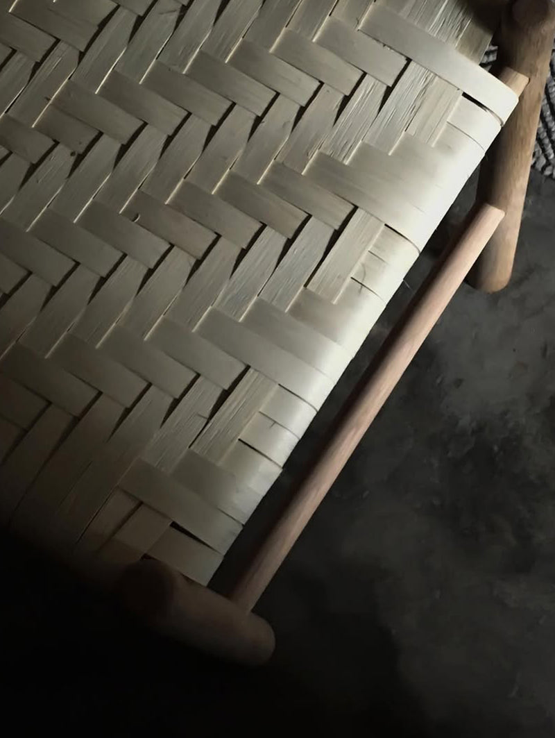 WOVEN ASH SPLINT CHAIR